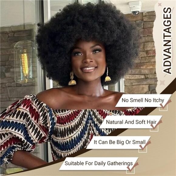 Afro Wigs for Black Women 70s main image 5